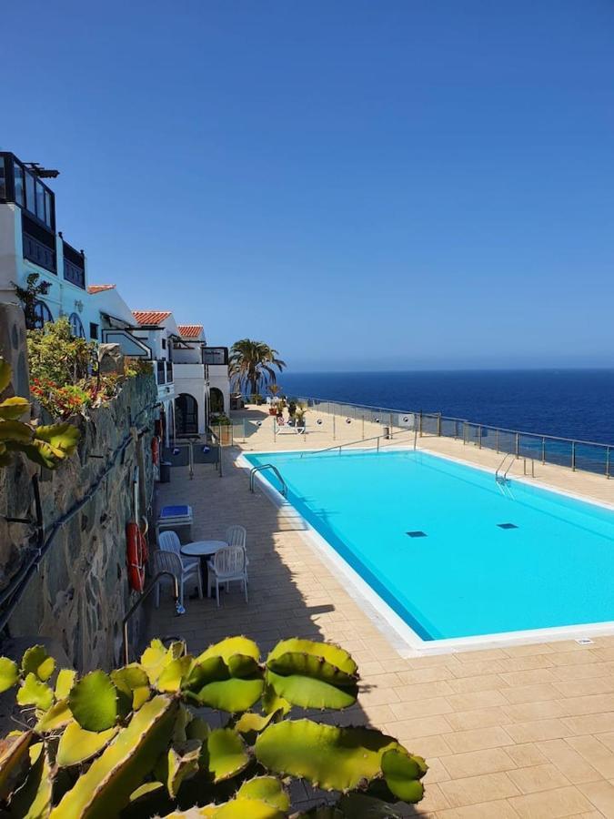 Very Romantic Seaview Apartment Patalavaca Mogan With Warm Pool Ngoại thất bức ảnh