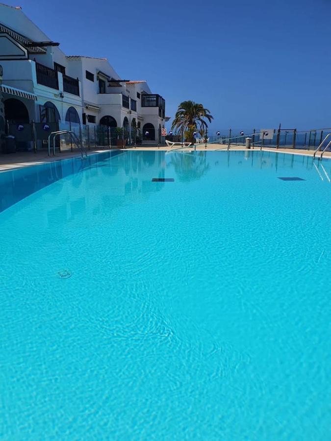 Very Romantic Seaview Apartment Patalavaca Mogan With Warm Pool Ngoại thất bức ảnh